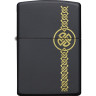 Зажигалка Zippo Celtic Design, чёрный матовый 49518